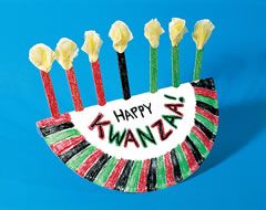 Kwanzaa Candle Holder Paper Plate Craft For Kids