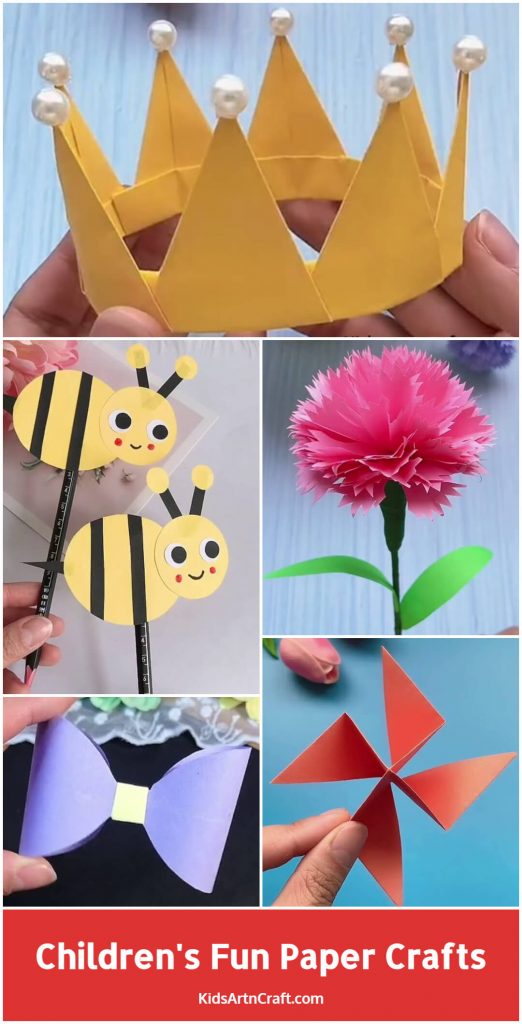 Children's Fun Paper Craft Activities