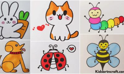 Animal Drawings Archives - Kids Art & Craft