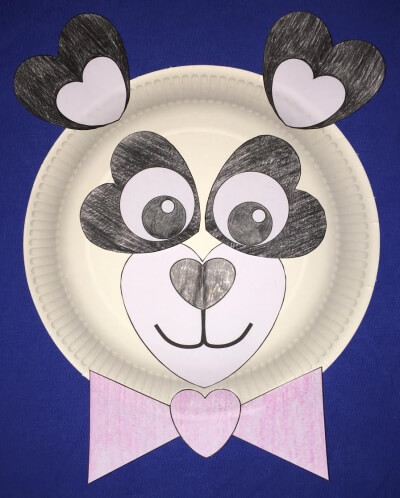 DIY Paper Plate Panda Craft For Kids