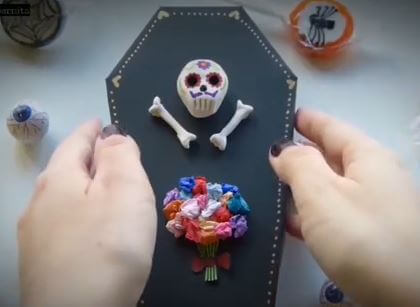 DIY Surprise Box Halloween Craft Using Cardboard For Kids