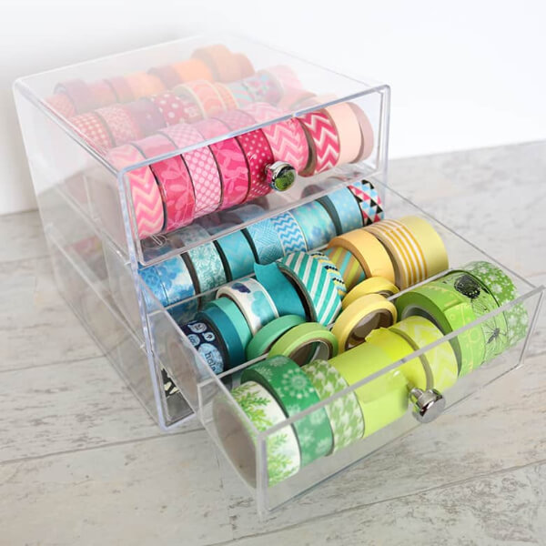 Drawer Storage Craft Idea For Washi Tape