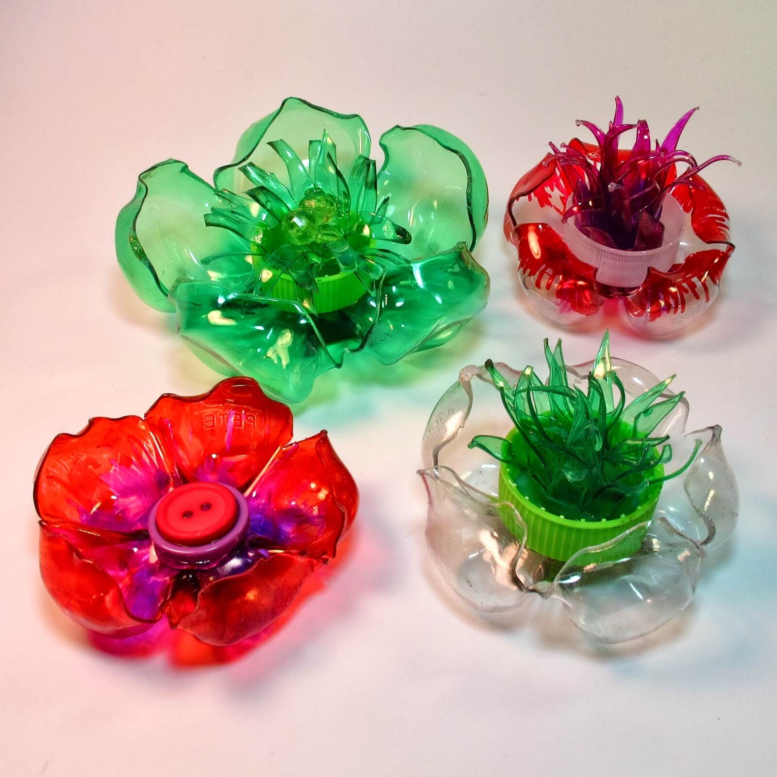 Plastic Bottle Flower Craft Ideas For Kids Easy & Fun Flower Craft Using Plastic Bottle