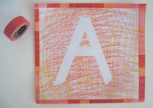 Easy Letter Art Activity For Preschoolers