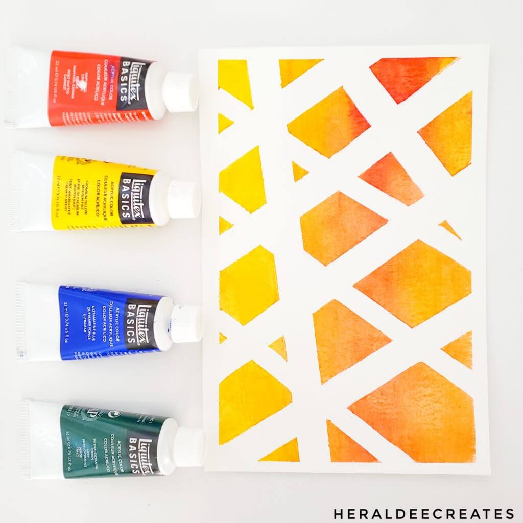 Easy To Make Washi Paper Tape Painting With Washi Tape