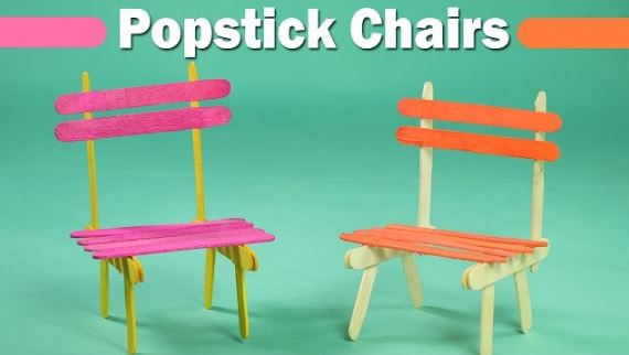 Easy To Make Popsicle Sticks Chair Craft Ideas For Kindergartners
