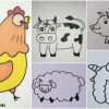 Farm Animal Drawing Ideas For Kids
