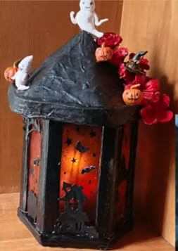 Halloween Lantern Decoration Cardboard Craft At Home