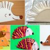 Hedgehog Paper Plate Crafts For Kids