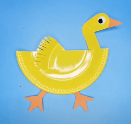 How To Make Duck Paper Plate Craft Using Paper