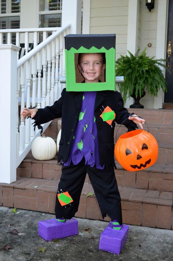 How To Make Halloween Costume Out Of Cardboard Box