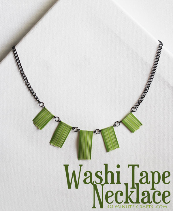 How To Make Washi Tape Necklace Decorate Craft Ideas In 30 minutes