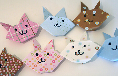 How To Make Origami Easter Bunnies Craft Ideas That Kids Can Make