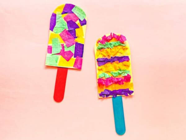 Let's Make Artificial Ice Cream!! Easy Popsicle Stick Crafts For Beginners