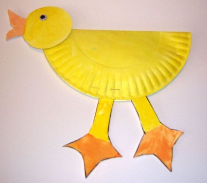 Duck Paper Plate Crafts For Kids Paper Plate Duck Craft For Preschoolers