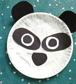 Paper Plate Panda Craft For Preschoolers
