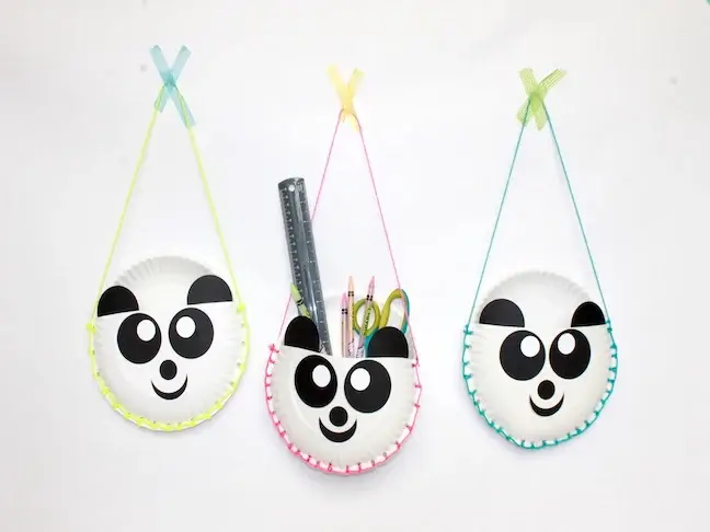 Pencil Pouches Craft In Panda Shape