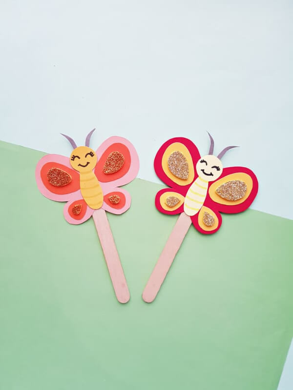 Popsicle Stick Butterfly Craft Ideas For Kids