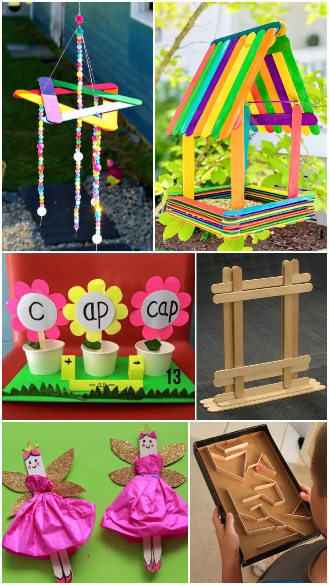 Popsicle Stick Craft Ideas For Kindergartners