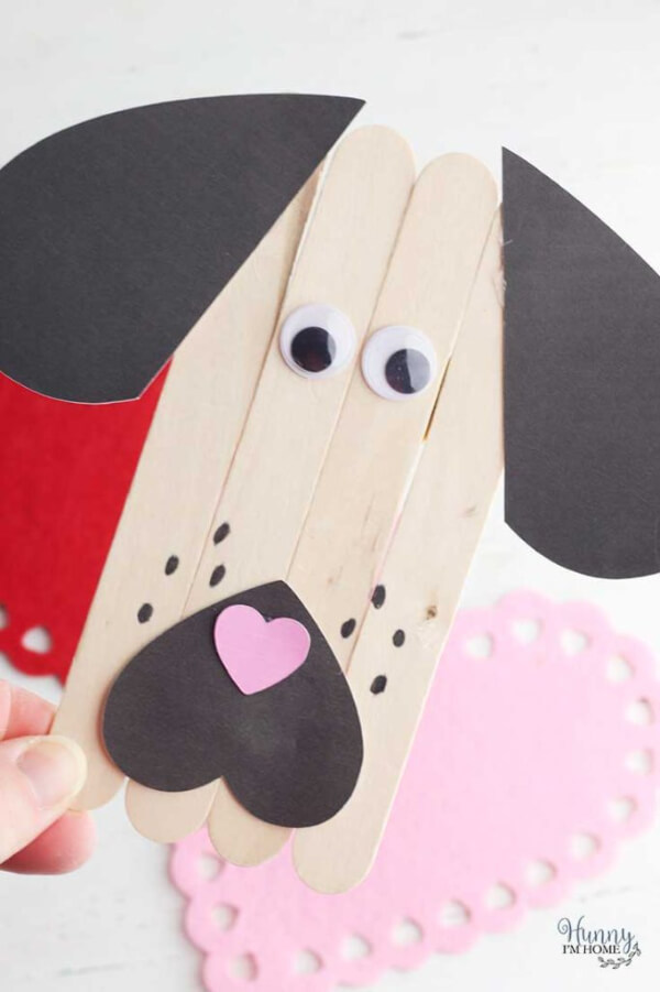 Puppy Craft For Valentine's Day