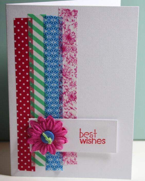 Quick & Easy Washi Tape Card Ideas For Preschoolers