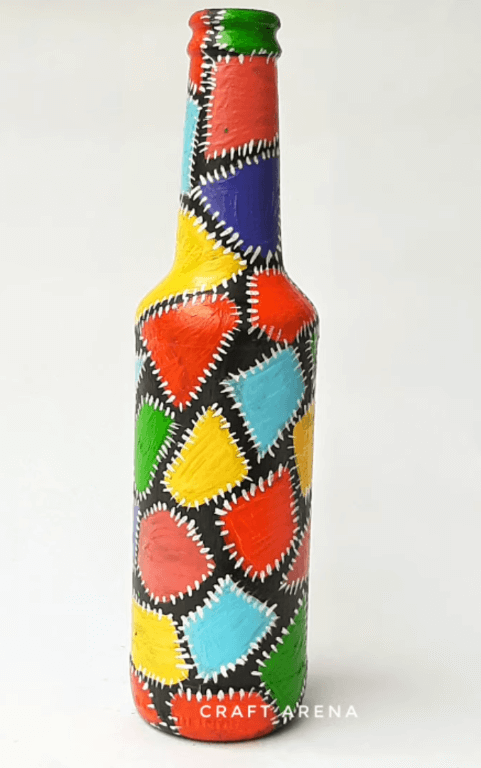 Bottle Painting Ideas For Kids Quick & Easy Glass Bottle Painting Idea For 2nd Grade