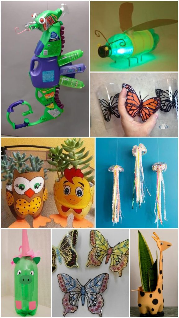 Recycled Plastic Bottle Animal Craft Ideas for Kids Kids Art & Craft