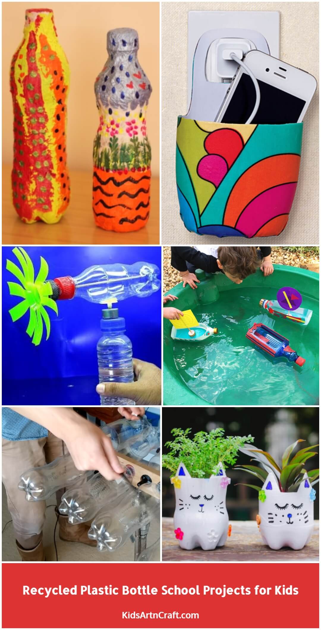 Recycled Plastic Bottle School Projects For Kids