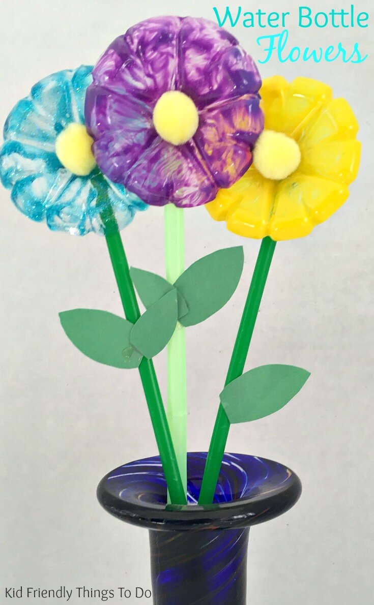 Plastic Bottle Flower Craft Ideas For Kids Simple Water Bottle Flower Craft For Kindergartners