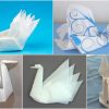 Tissue Paper Swan Ideas - Easy Origami