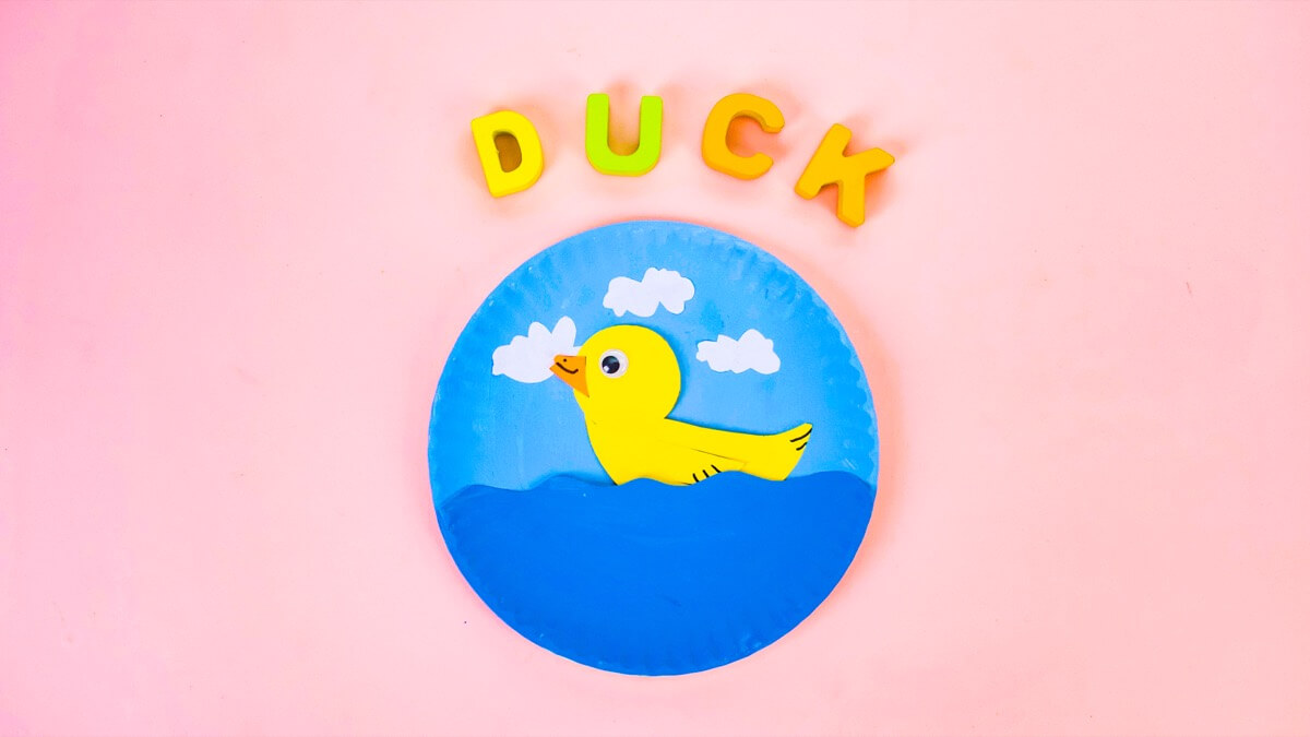 Unique Paper Plate Swimming Duck Craft Tutorial