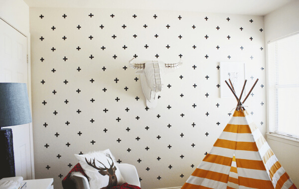 Washi Paper Wall Decoration Craft Idea For Room