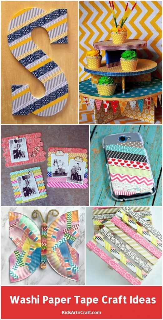 Easy Washi Paper Tape Craft Ideas Kids Art & Craft