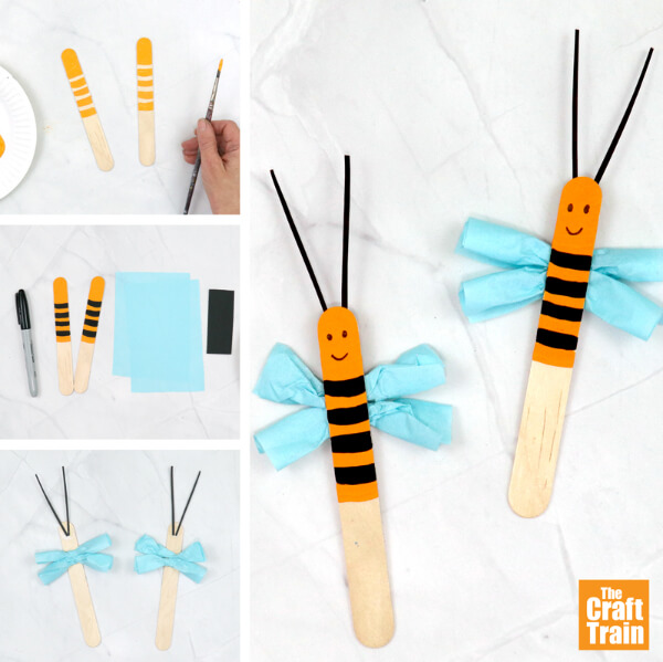 Bee Puppet Craft Step By Step