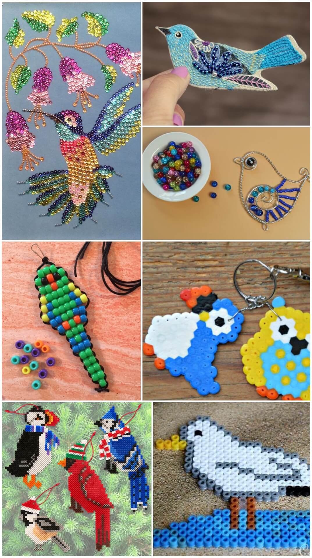Beaded Birds Craft Ideas