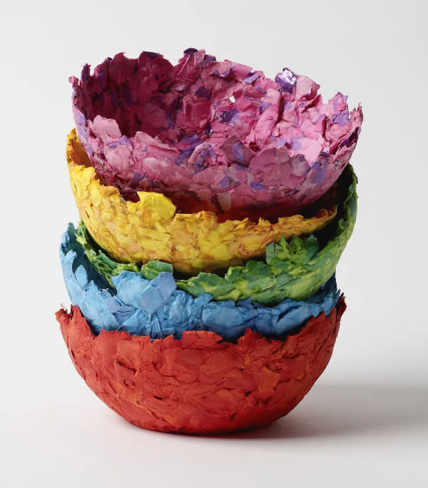 Colorful Bowl Craft With Balloon & Newspaper