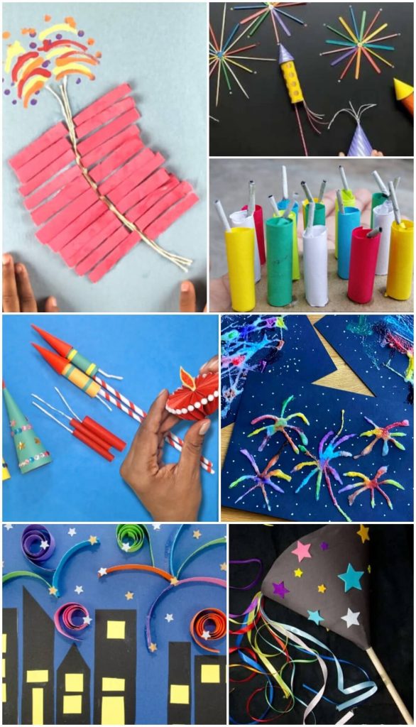 Diwali Crackers Craft Ideas Kids Art & Craft