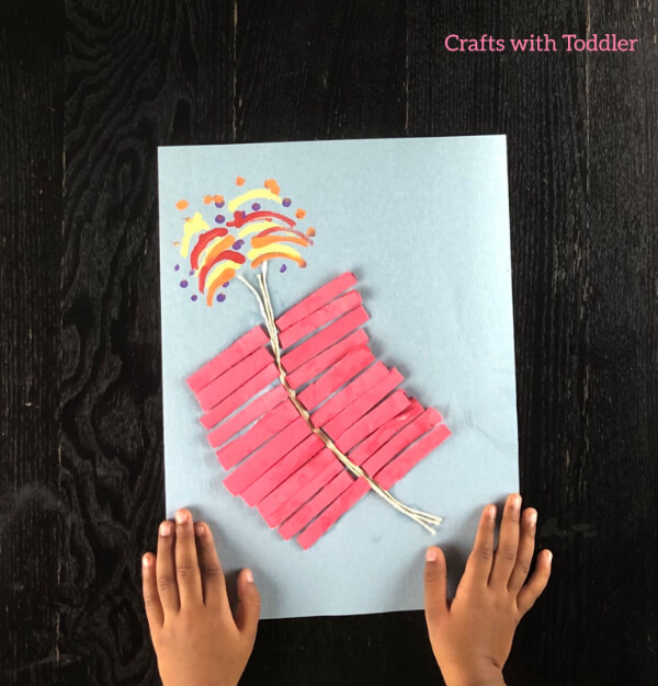 DIY Diwali Crackers Craft Ideas For Kids