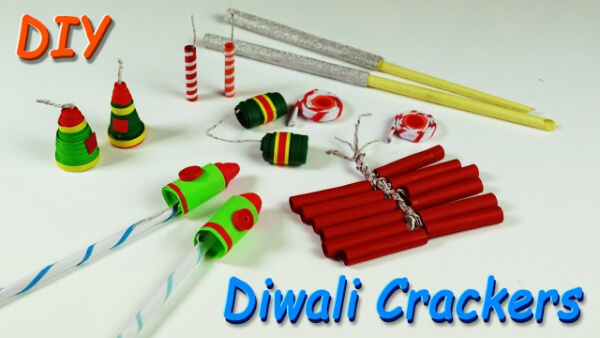 DIY Crackers Craft Idea For Diwali