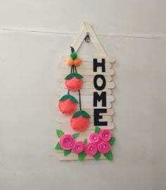 DIY Home Décor Project Using Popsicle Sticks