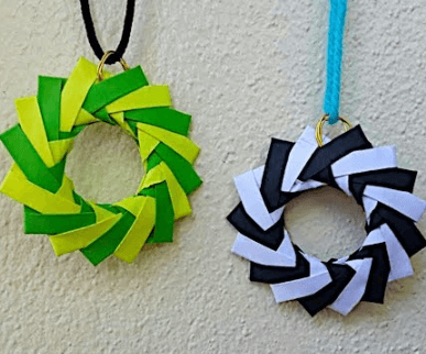 DIY Paper Jewelry Craft Idea For Kids