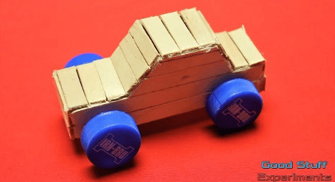 Easy And Simple Popsicle Sticks Toy Car