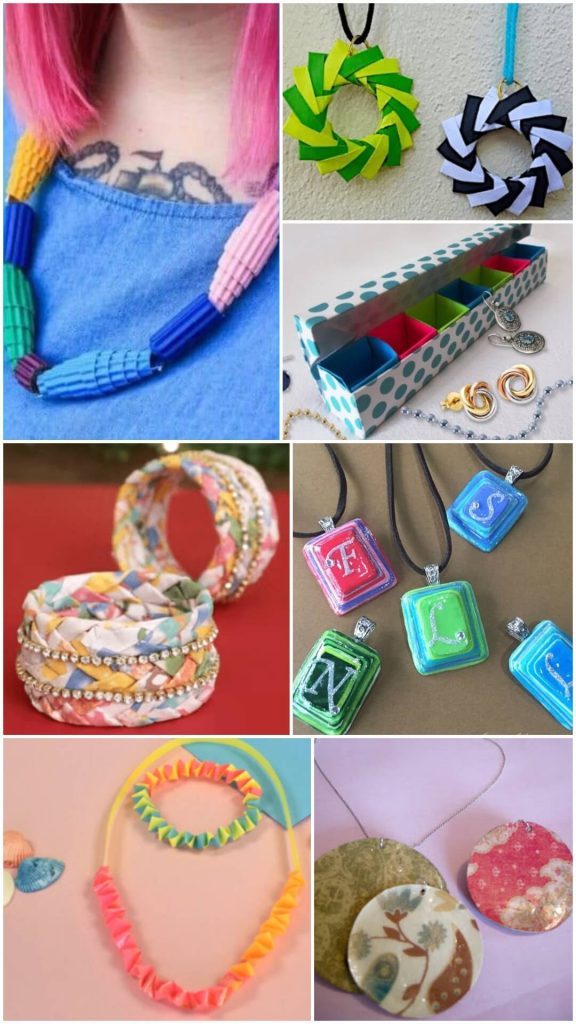 Easy Paper Jewellery Craft Ideas Kids Art & Craft