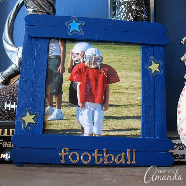 Easy Popsicle Photo Frame Craft For Kids
