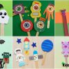 Easy Popsicle Stick Animal Puppet Crafts