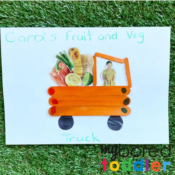 Fruit & Vegetable Truck Craft Project