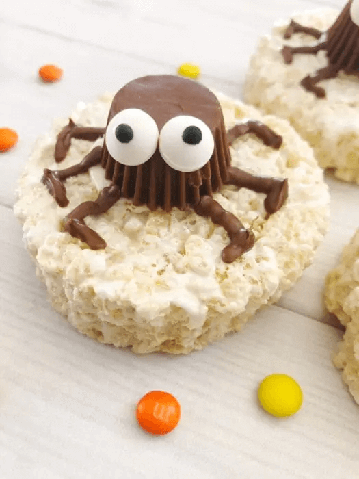 Halloween Spider Rice Krispie Treats Activity