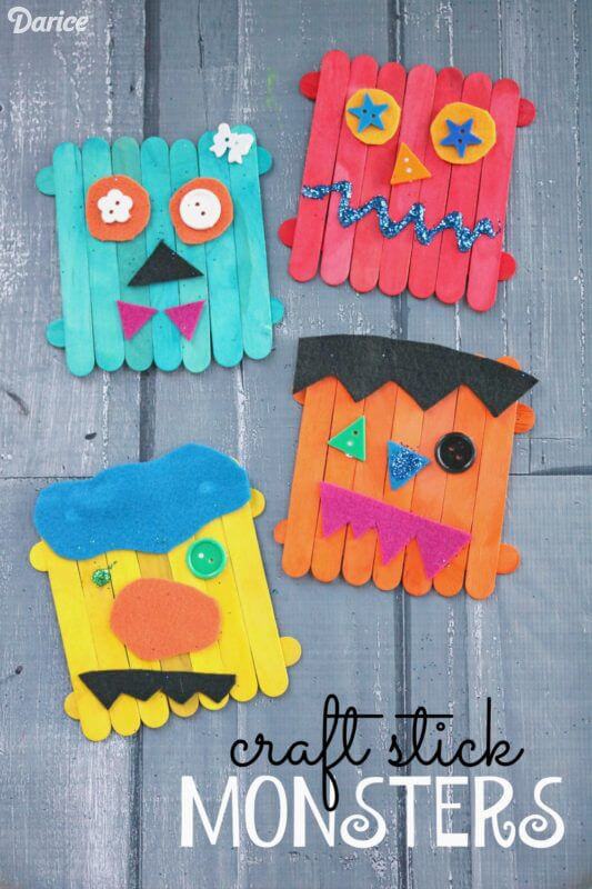 Little Monster Crafts For Halloween