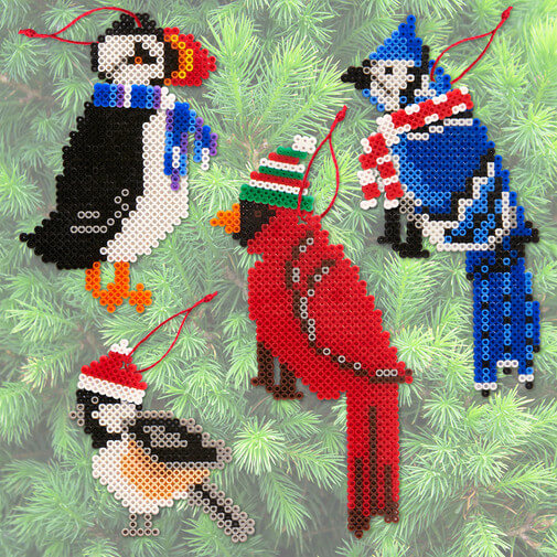 Mini Beads Bird Ornament Craft Ideas