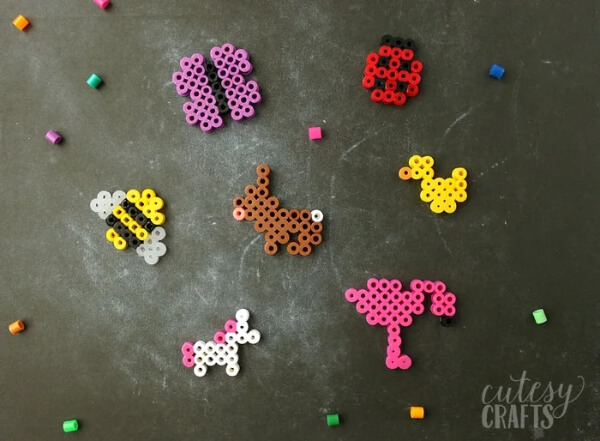 Easy Mini Perler Beads Pattern Craft Project Ideas For Kids